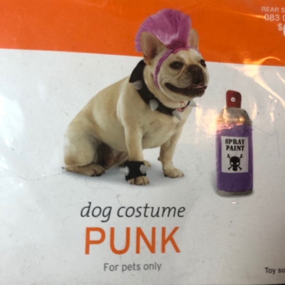 Target Accessories - Punk Rock Dog Costume